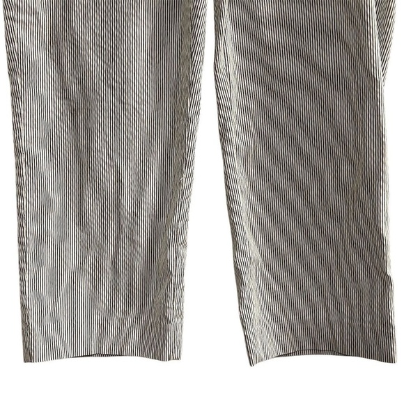 Chico's Women's Blue White Striped Capri Pants Size 16 Multicolor Casual - Picture 3 of 8